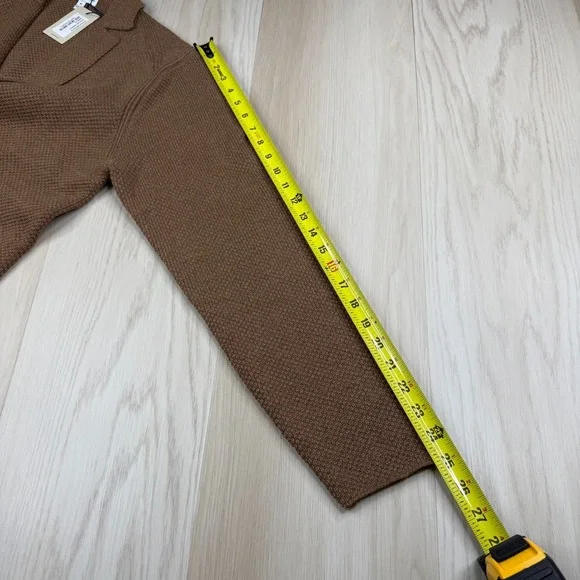 NWT Peter Millar Mens Turbinado Brown Anderson Cardigan Sweater Size Medium - Picture 8 of 9
